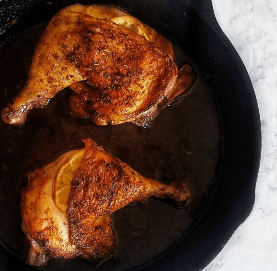 Easy Oven Roasted Chicken Leg Quarters Recipe [2022] (Very Juicy!)