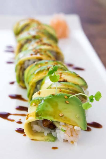Delectable Caterpillar Roll Recipe (with Avocado Toppings)
