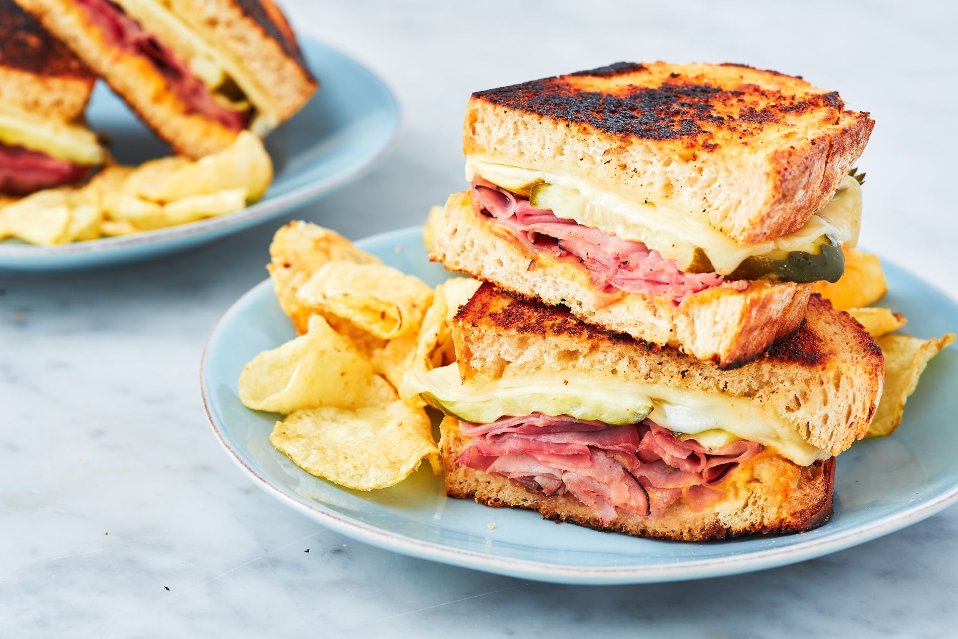 Baked Ham and Cheese Sandwich