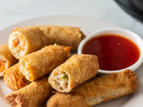 Air Fryer Frozen Egg Rolls AirFryerWorld 2