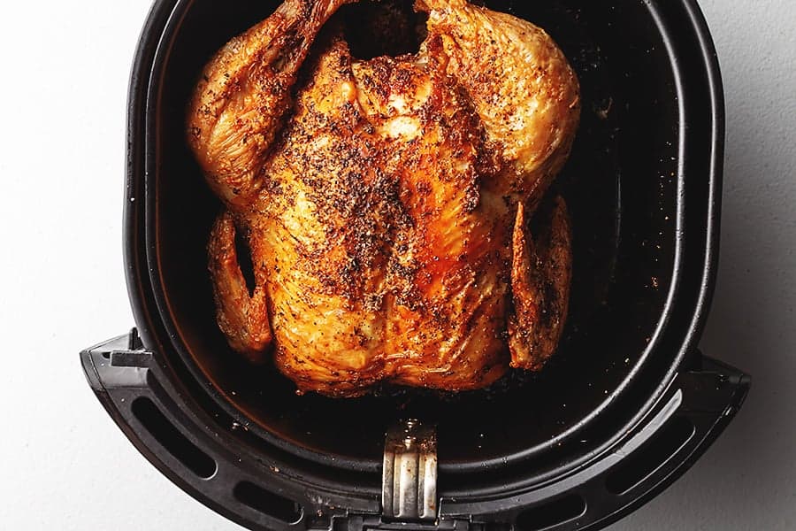 Air fryer discount whole chicken recipe