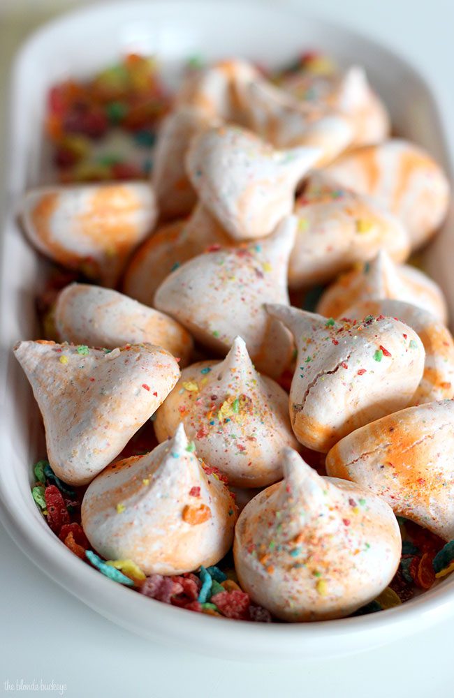 Fruity Pebble Meringue Kisses Recipe [2022] (Best Sweet Treat!)