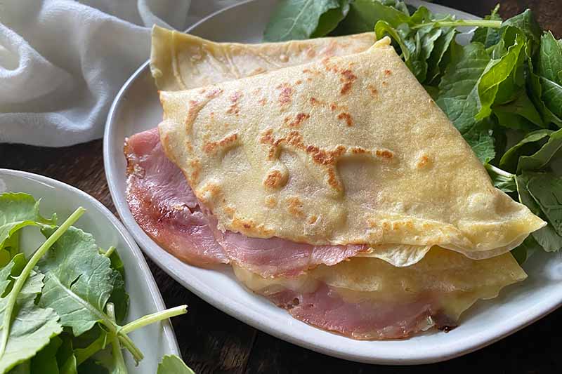 Bacon, Egg, and Cheese Crepes Recipe