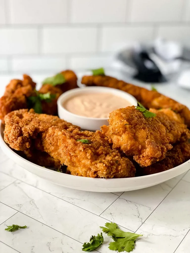 Crispy Raising Cane’s Chicken Fingers (With Cane’s Sauce)