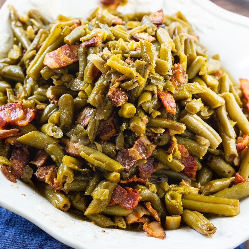 Canned Green Beans in Crockpot