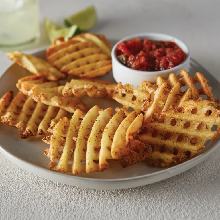 Crunchy Air Fryer Waffle Fries Recipe (10 Minutes)