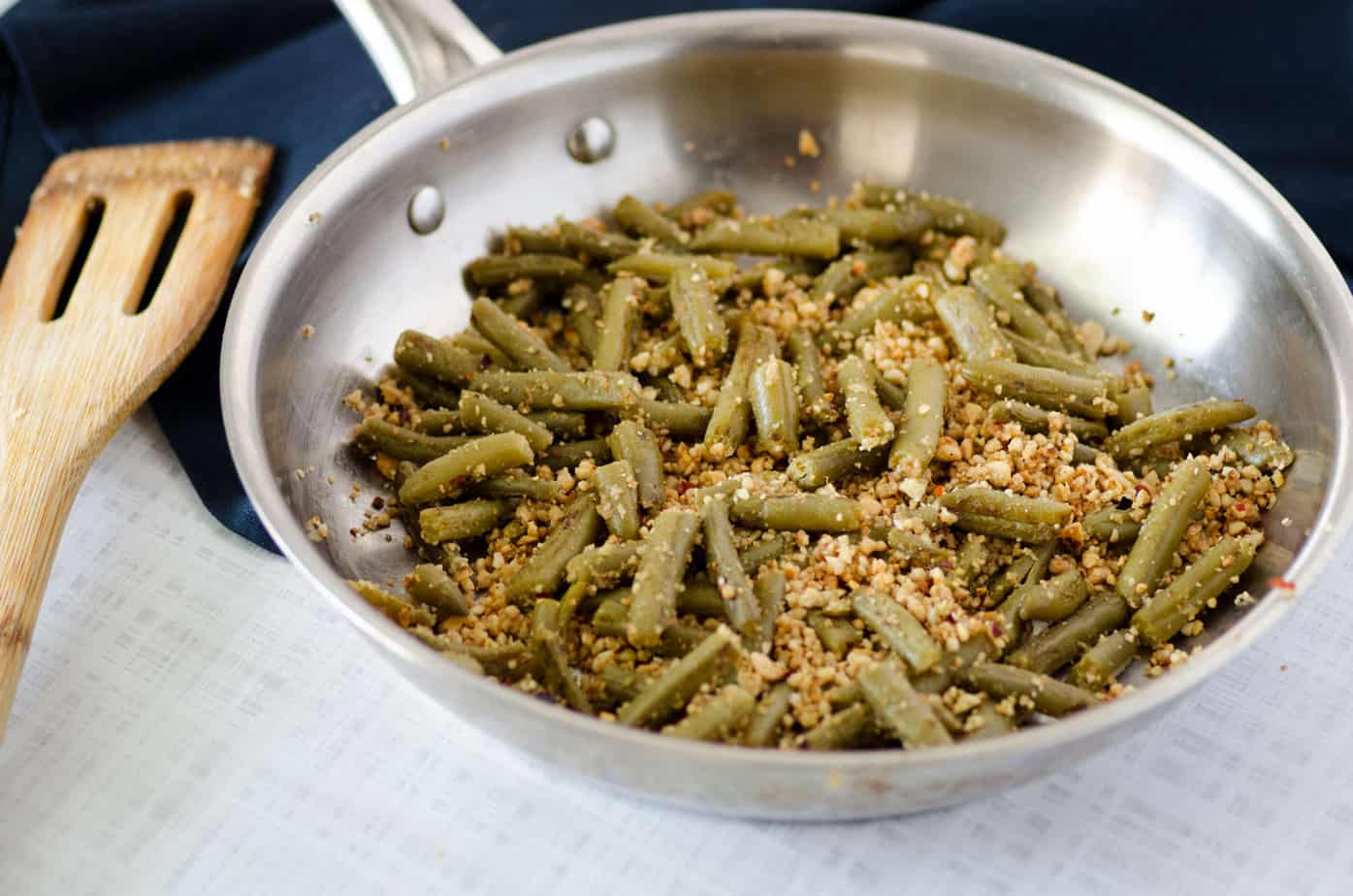 Pan Seared Canned Green Beans Recipe