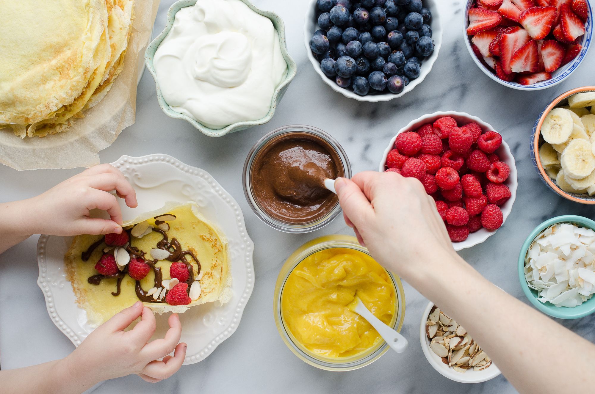 how to host a crepe bar 01