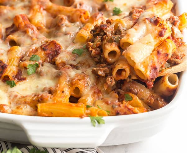 Baked Ziti With Ground Turkey Recipe (Yummy!)