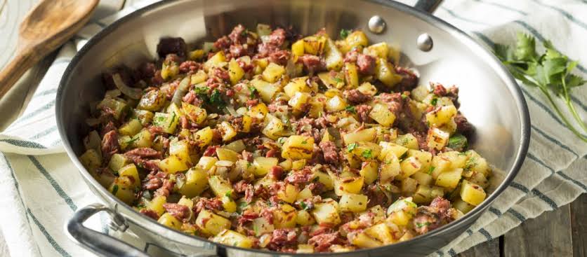 Easy Canned Corned Beef Hash