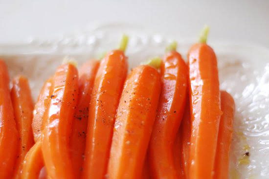 Mircowave Steamed Carrots