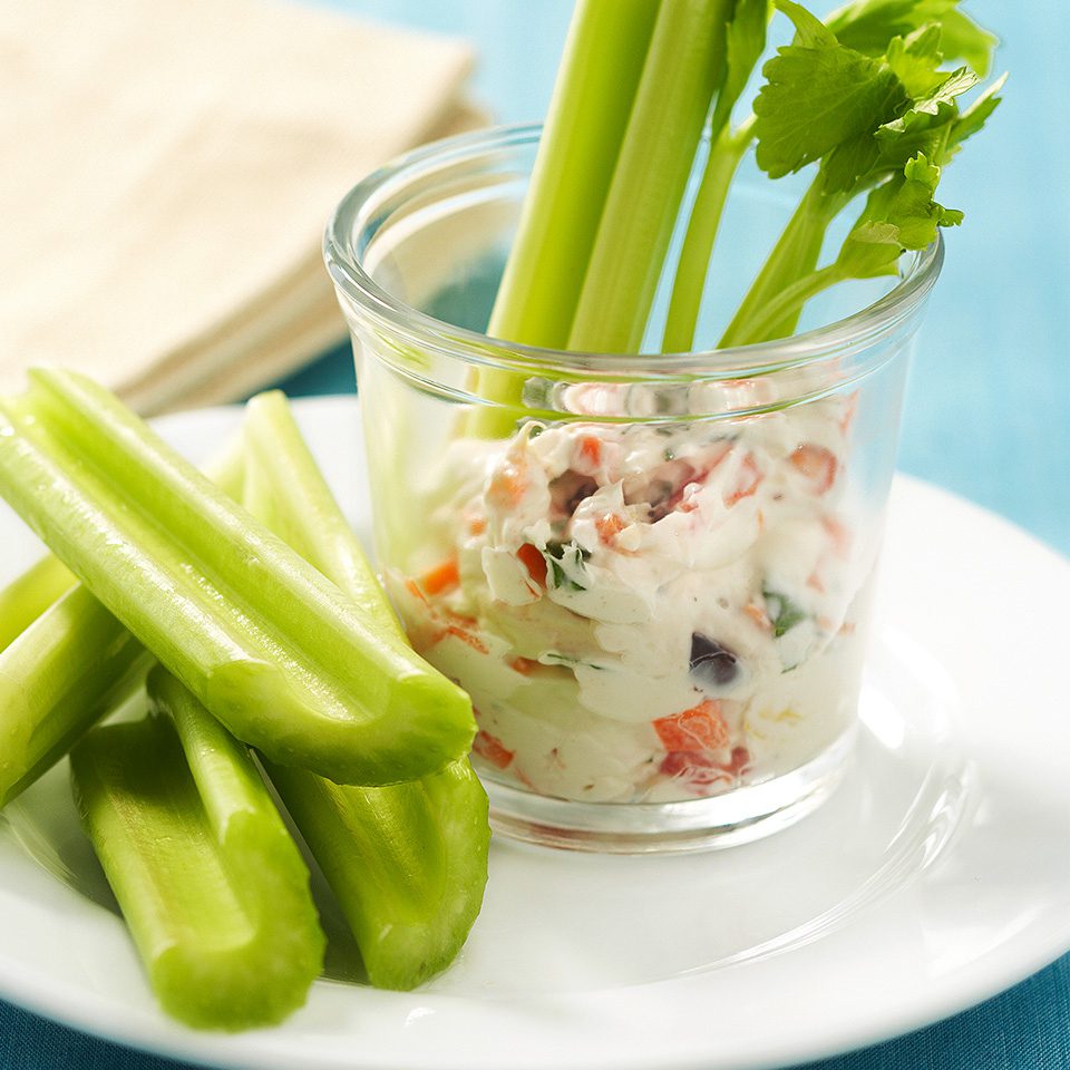 Celery and Blue Cheese Dip with Tomato Juice Recipe