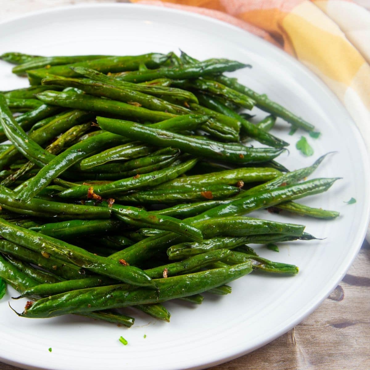 Easy Oven Roasted Green Beans