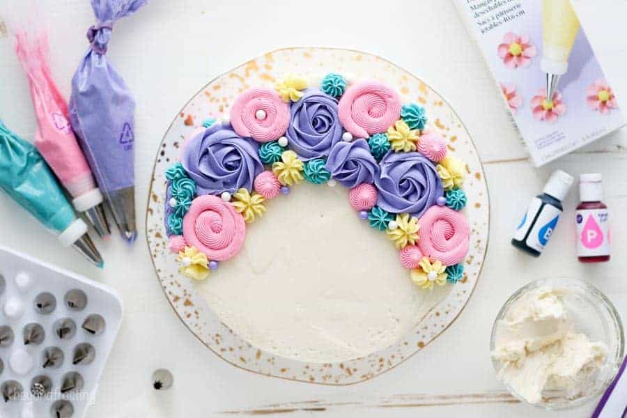 Buttercream Flower Cake 