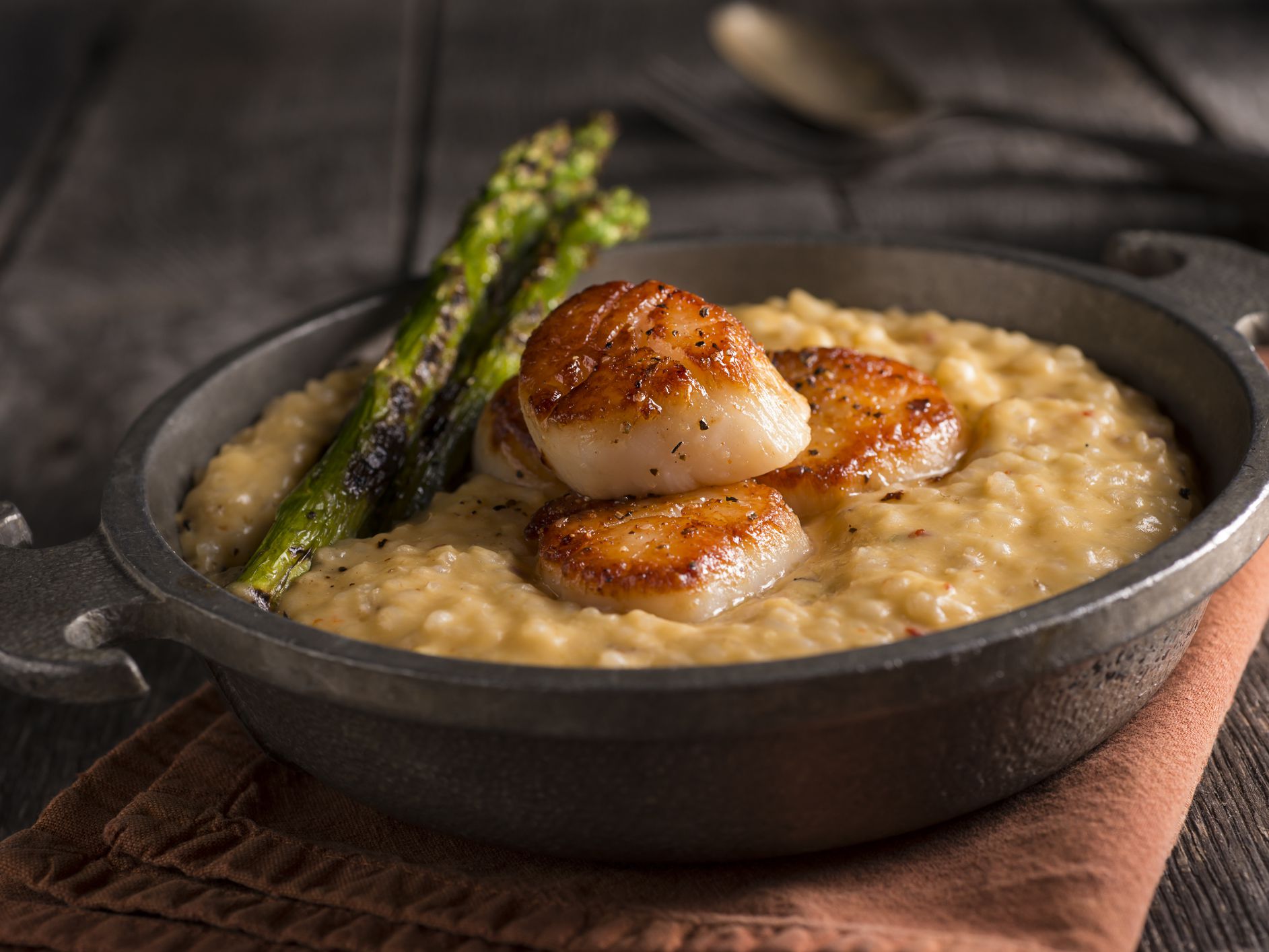 Blackened Scallops and Grits Recipe