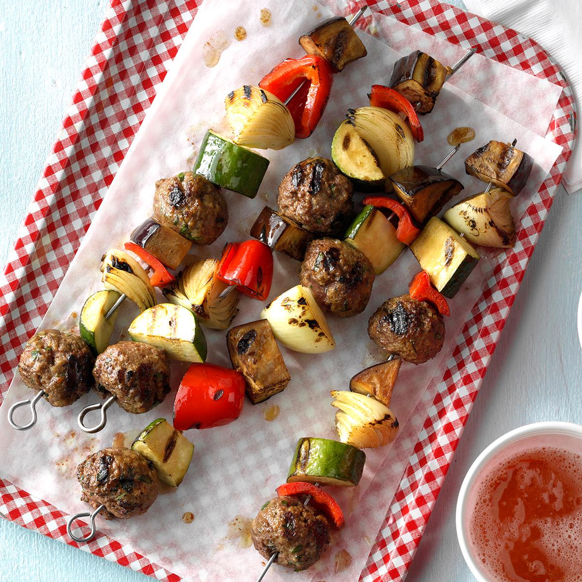 Italian Meatball Kabobs 