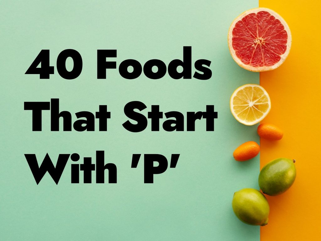 foods that start with 9