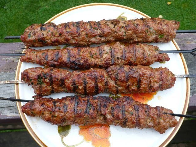 Grilled Ground Beef Kebabs