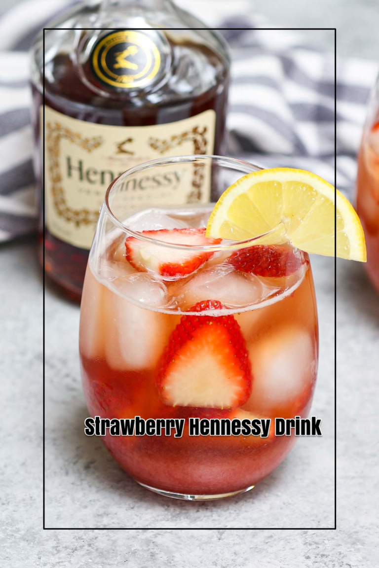 The Best Strawberry Hennessy Drink