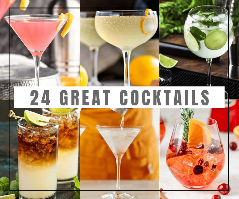 24 Great Cocktails Ideas to Make at Home
