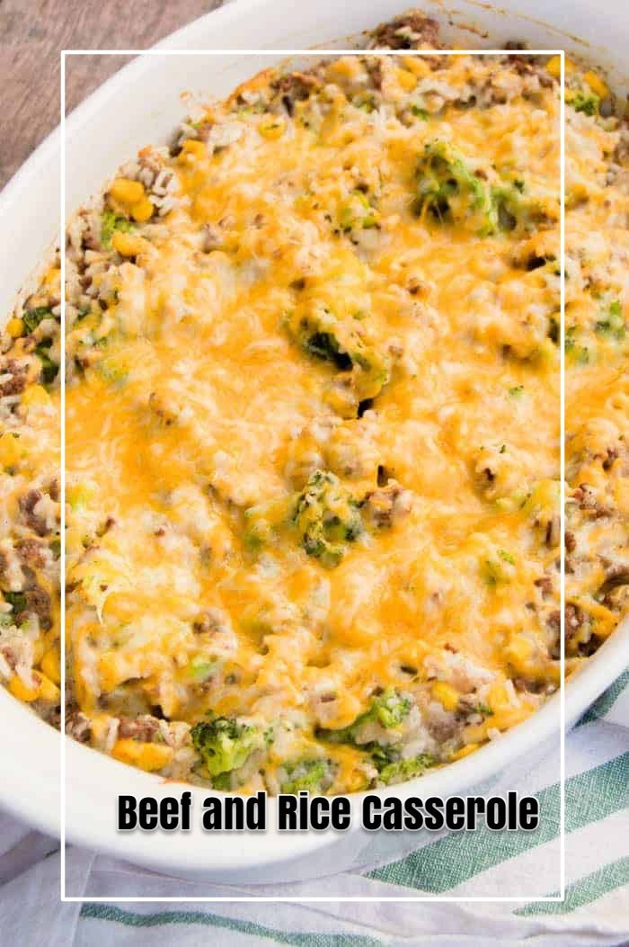 Cheesy Beef and Rice Casserole Recipe